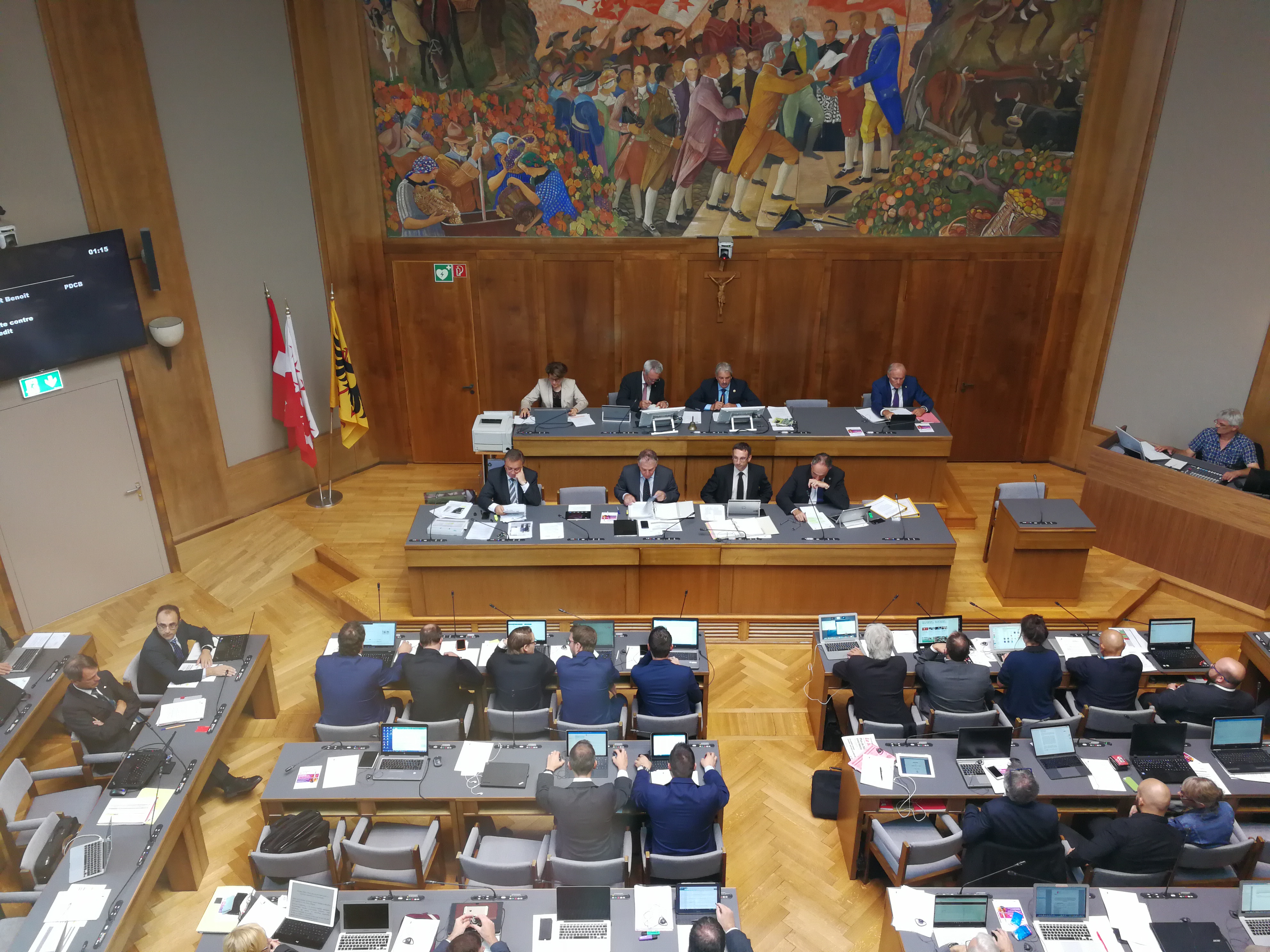 Les jeunesses des partis valaisans montent au front contre la Constituante